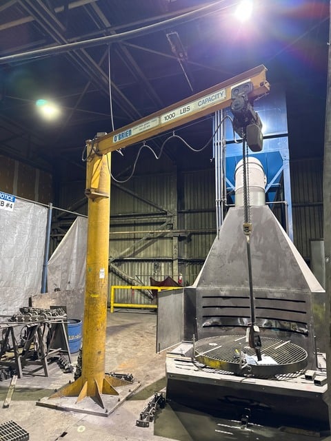 0.5 Ton, O'Brien, Jib Crane, 1,000 lb Capacity - Image 2