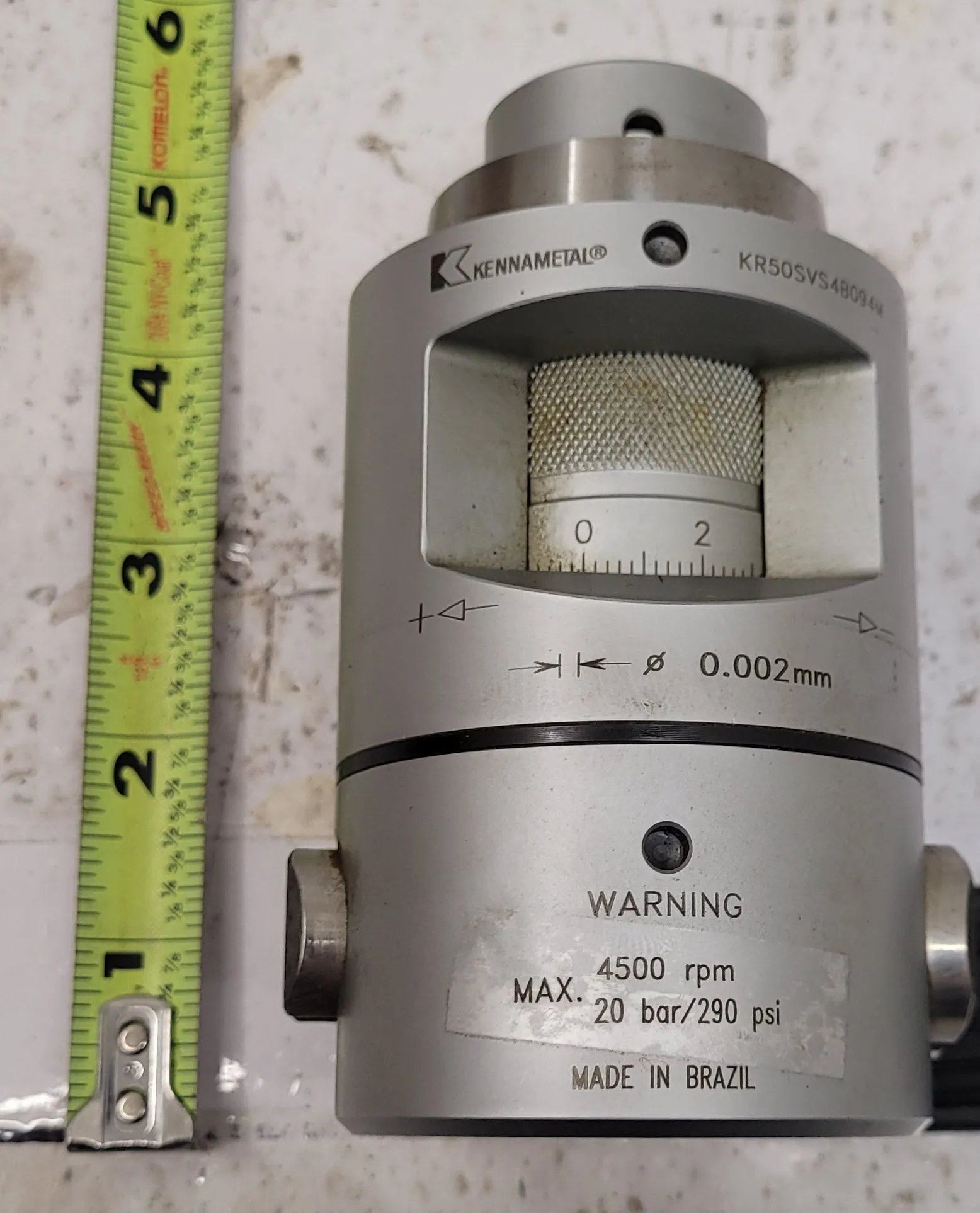 Kennametal Romicron #KR50SVS4B094M, Finish Boring Head, 78-98 mm Range, 4,500 RPM Max - Image 3