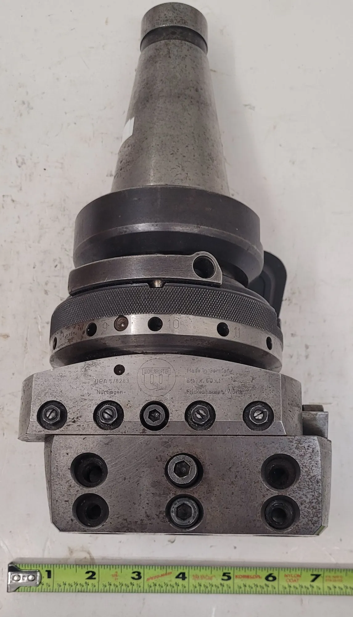 Wohlhaupter #UPA-5, Boring Head, CAT 50 Taper, 0.000"-24.409" diameter Range, 600 RPM Max - Image 1