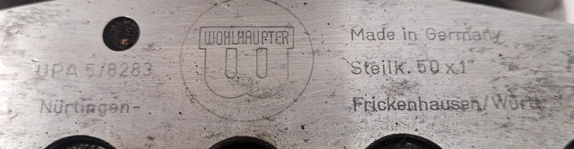 Wohlhaupter #UPA-5, Boring Head, CAT 50 Taper, 0.000"-24.409" diameter Range, 600 RPM Max - Image 2