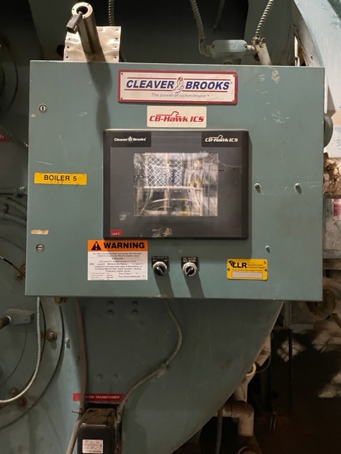 400 HP Cleaver-Brooks Boiler, 150 PSI, natural gas fired, beautiful boiler inside and outside, as-is, loaded - Image 2