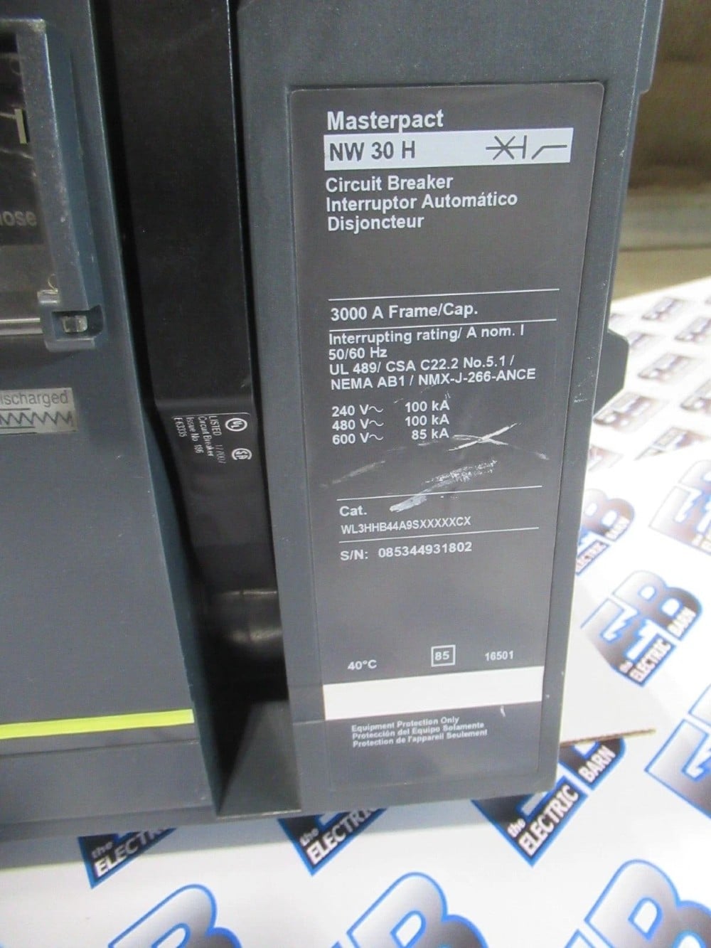 3000 Amps, Square D, NW30H, 600V Micrologic 6.0P LSIG MO/FM - Image 3