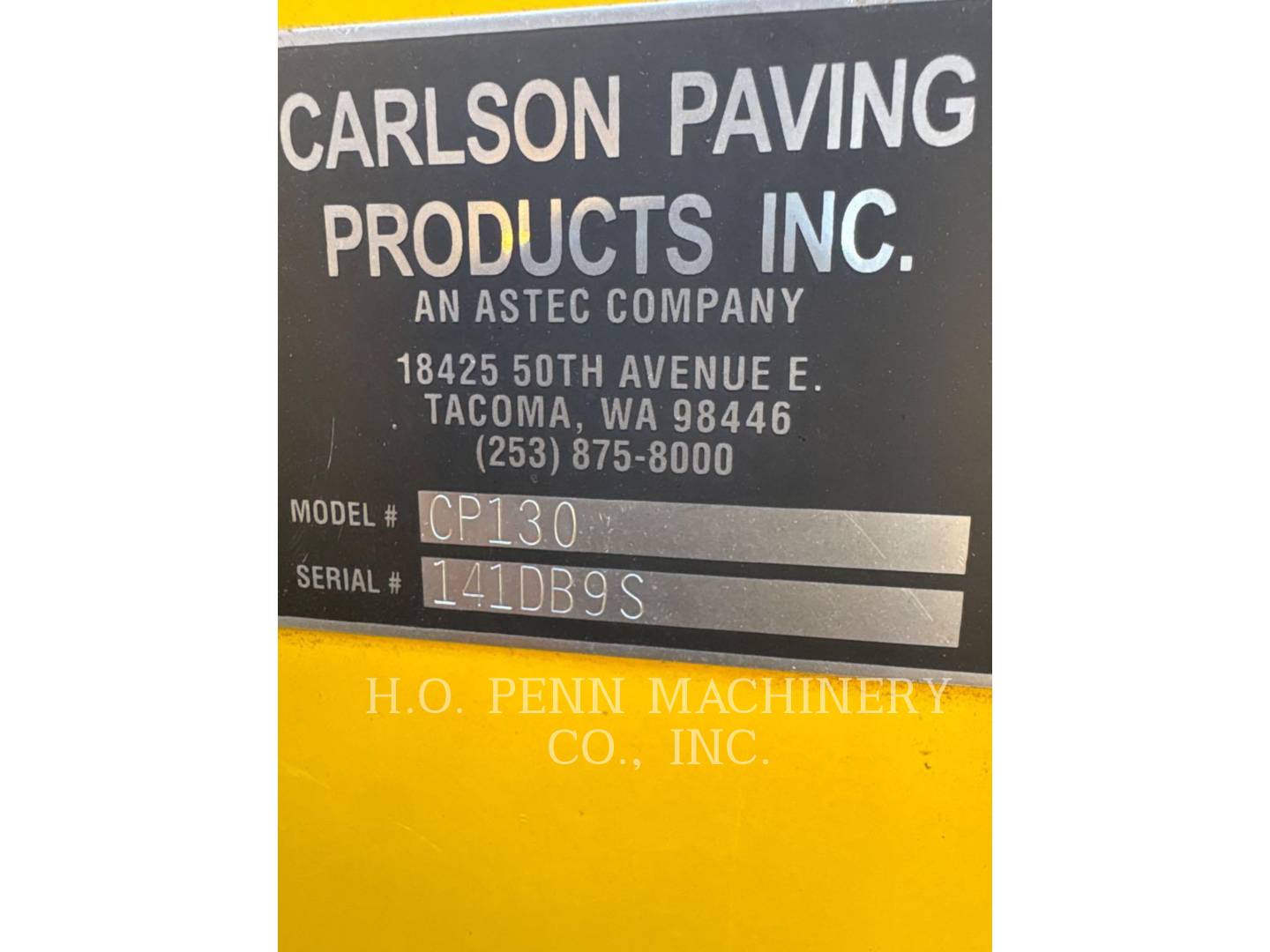 Carlson CP130, Asphalt Paver, 917 hours, S/N: 14DB9S, 2019 - Image 6