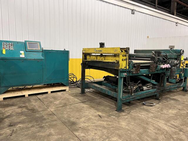 Iowa Precision #GAF60-6/FTS-DCT6016SL, coil slitting & cut to length line, 2000 - Image 2