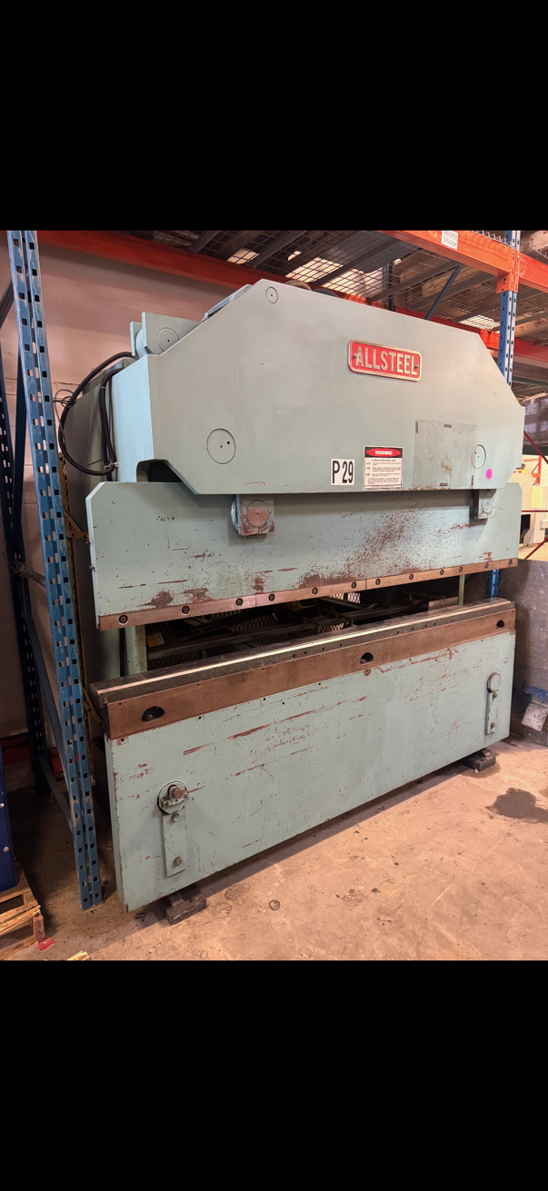 65 Ton, Allsteel #65-8, press brake, 8' overall - Image 1