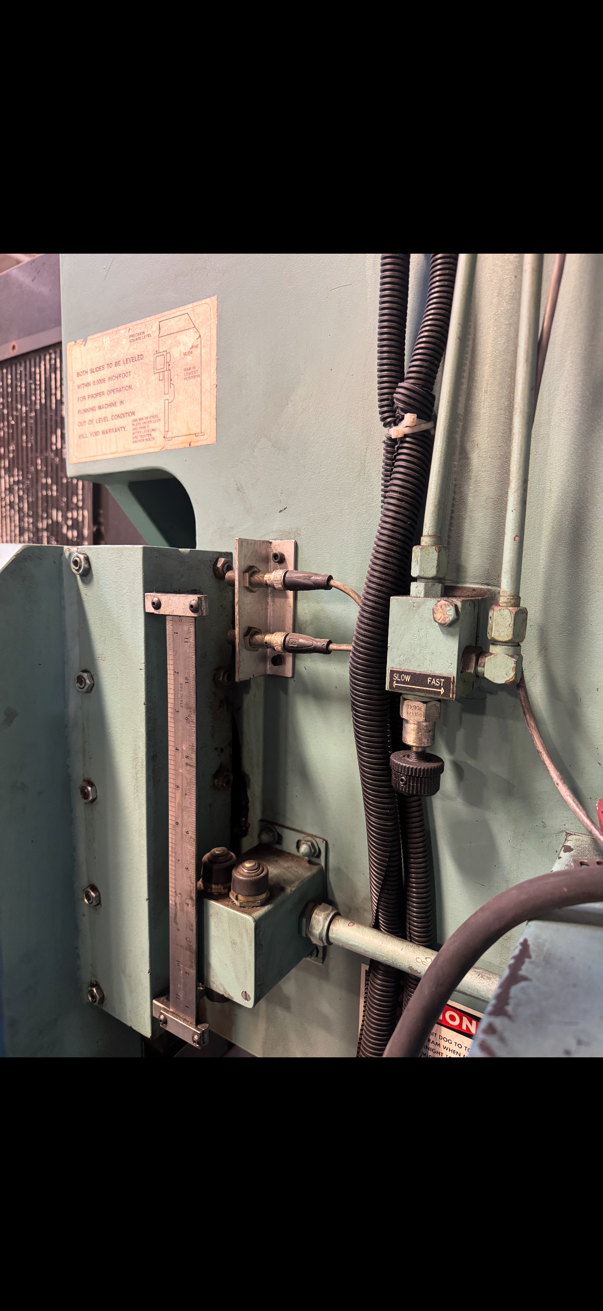 65 Ton, Allsteel #65-8, press brake, 8' overall - Image 2