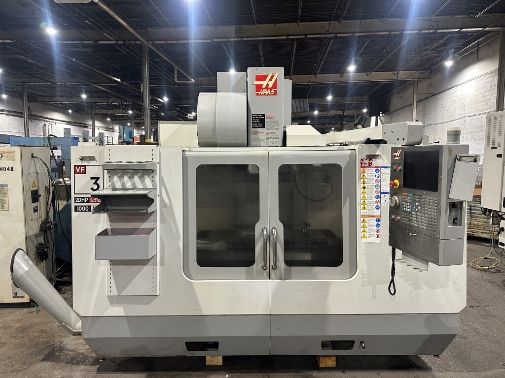 Haas #VF-3B, 3-Axis Vertical Machining Center, 48" x 18" table, 40" X, 20" Y, 25" Z, 20 HP, 7500 RPM, 24 - Image 1