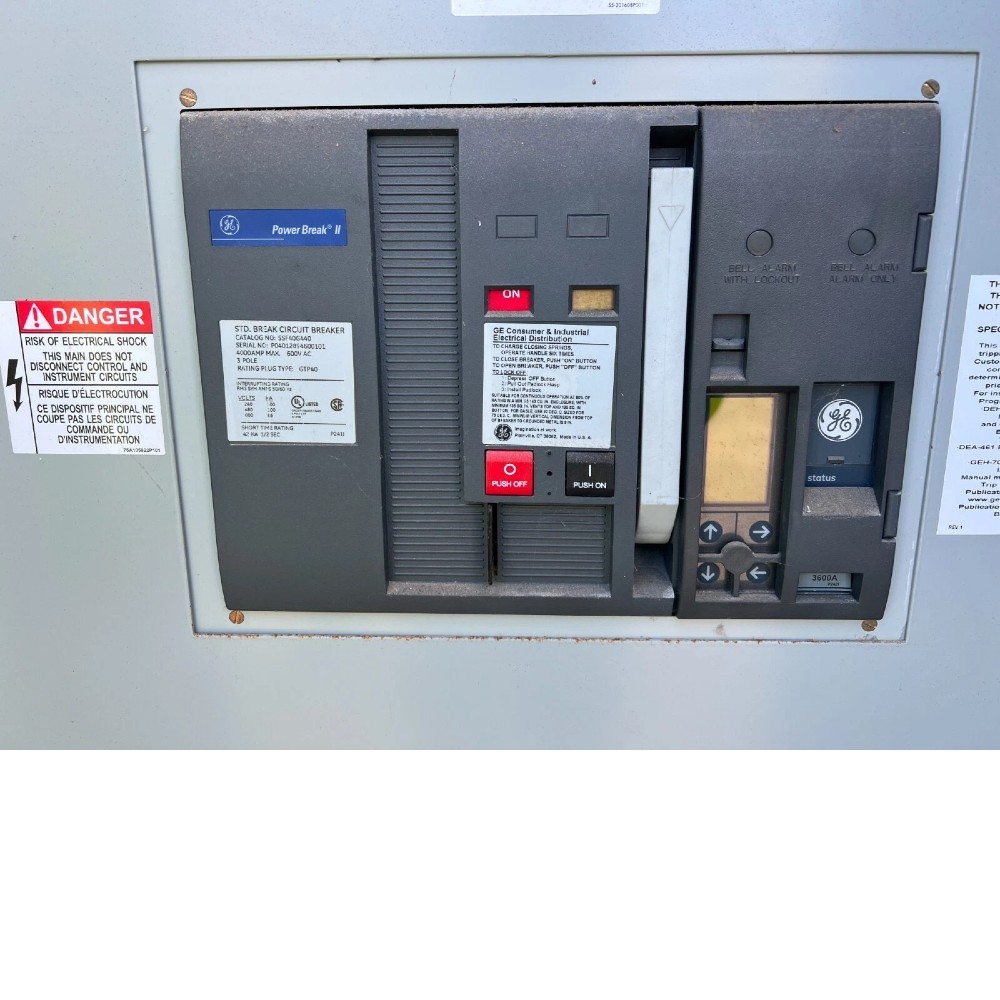 4000 Amp. General Electric, Spectra Switchgear, MCB, LSIG trip, 600 Volts, NEMA 3R - Image 3