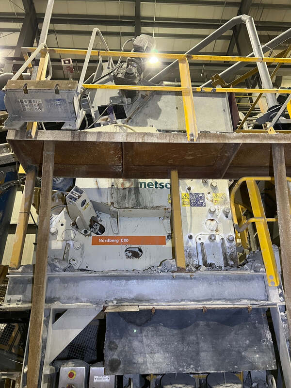 Metso Nordberg #C80, Jaw Crusher, 32" wide x 20" deep feed opening, 100 HP, 350 RPM, 2015 - Image 1