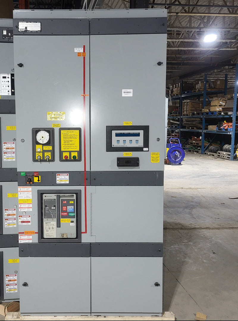 4000 Amps Cutler-Hammer #MDS840, Magnum DS Indoor Switchgear, 600 Volt, 3PH, Digitrip 520, 3 pole, 2002, (2 - Image 1