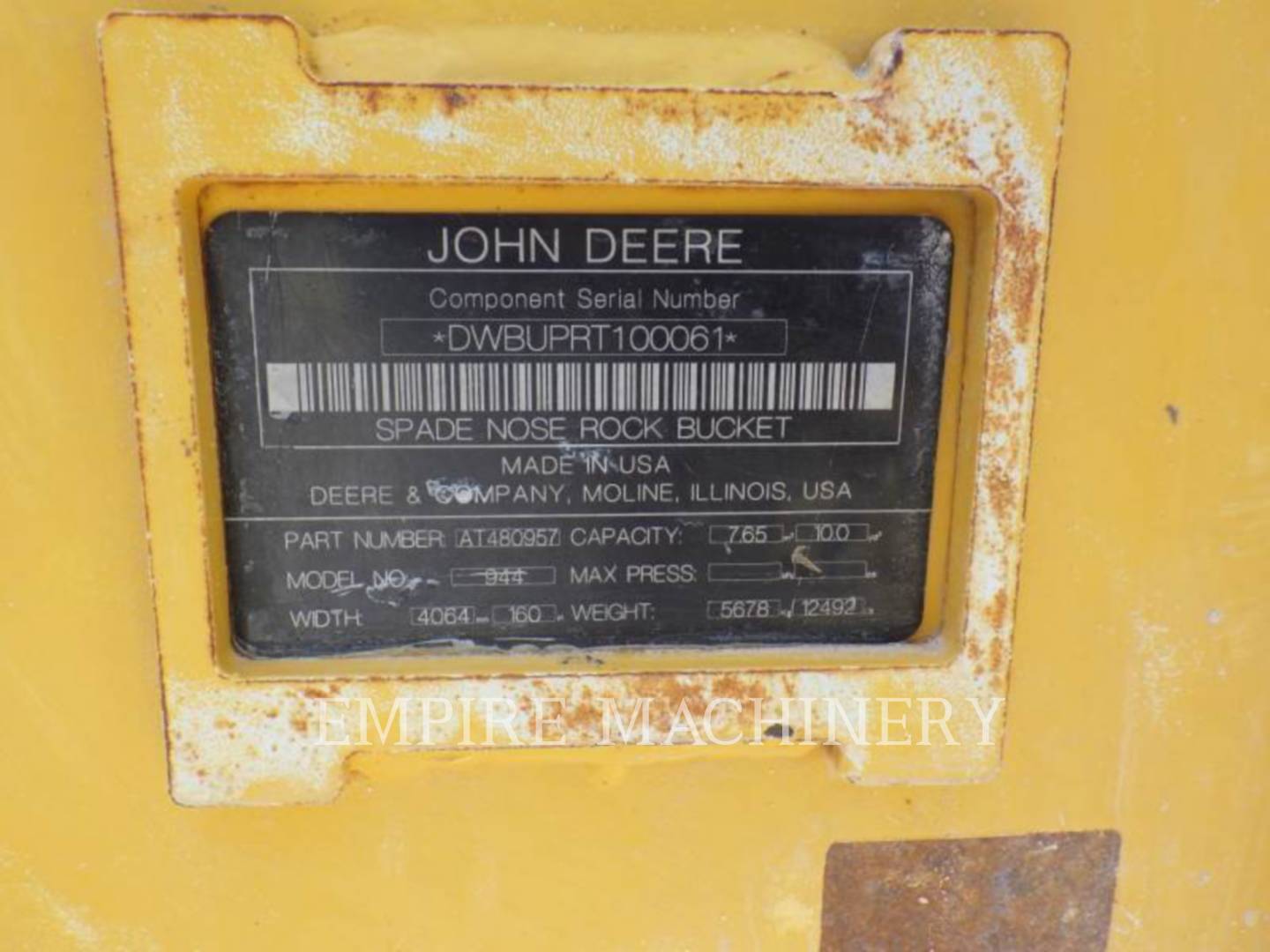 John Deere 944K, Wheel Loader, 19310 hours, S/N: 1DW944KSVML703633, 2022 - Image 3