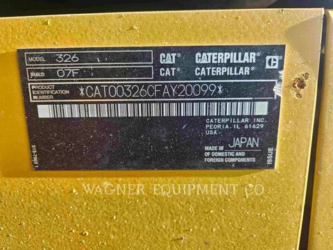 Caterpillar 326 SLR, 1349 hours, S/N: FAY20099, 2024 - Image 6