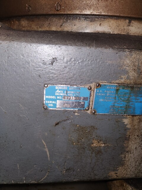 35 Ton, Denison #FL35.30H, 12 Station Rotary Index Table, 15" stroke, 30 HP, 1972 - Image 6