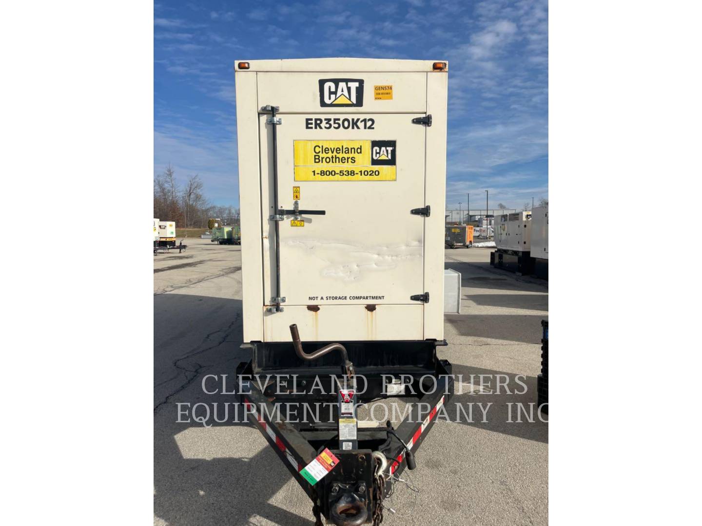 350 KW Caterpillar XQ 350, Diesel, 1800 RPM, 480V, 10677 hours, 2014 - Image 3