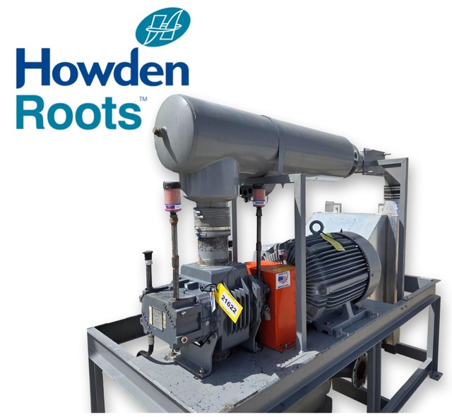 Howden Roots #409-RAM-JH GAS LB, rotary lobe pressure blower package, 100 HP - Image 1