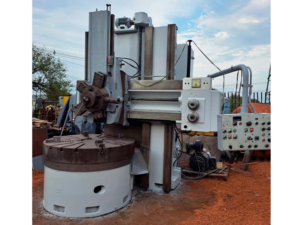 62" Froriep, vertical lathe, 55" chuck, 40" working height, automatic feed - Image 1