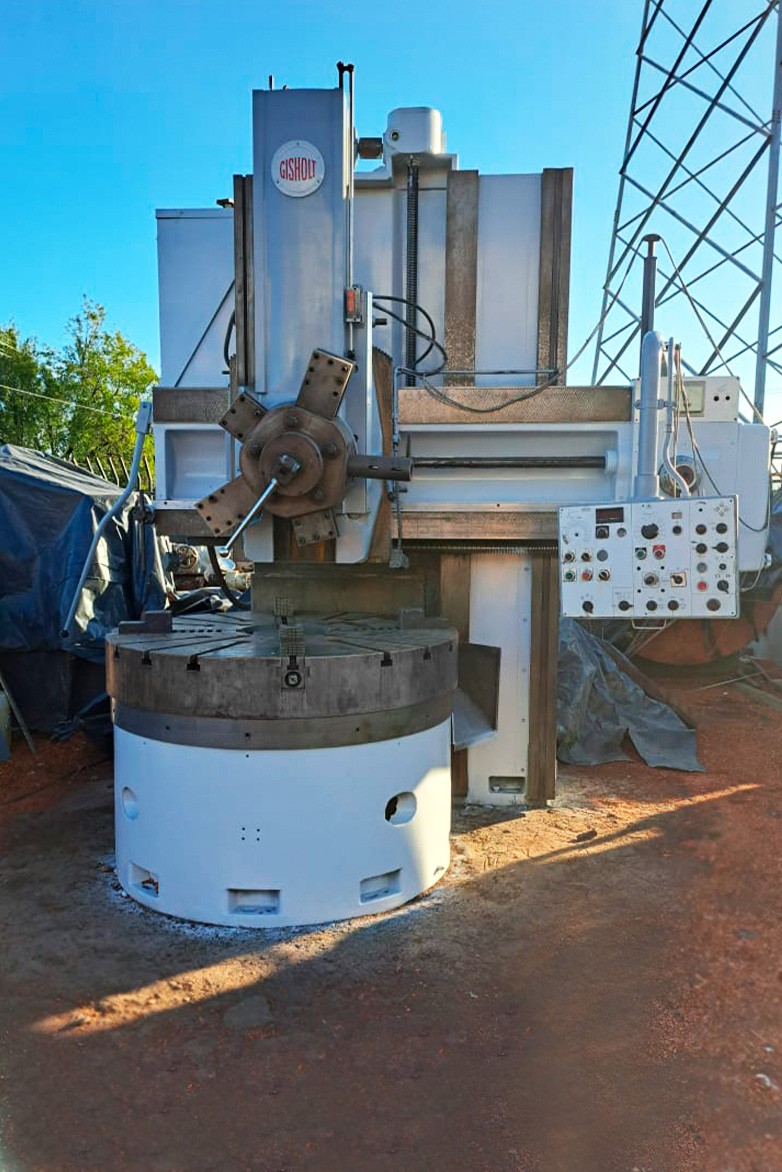 62" Froriep, vertical lathe, 55" chuck, 40" working height, automatic feed - Image 3