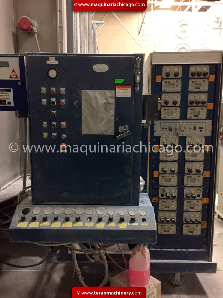 Nordson, 324" x 60" x 115" electrostatic paint booth - Image 3