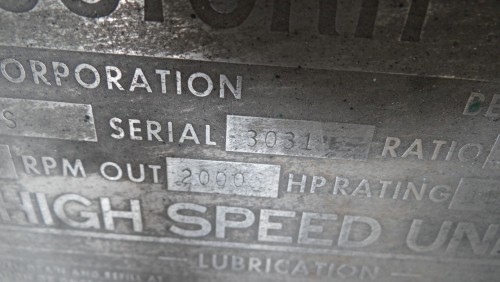 1140 HP @ 2000 RPM, Western #4110HS, 4500 RPM out, 2.25:1 ratio, 1.50 service factor - Image 2
