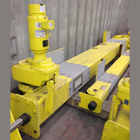 33 Ton, Heco Pacific, top riding double girder bridge crane, 44' Span, 42' under hook, 460 V., pendant - Image 3