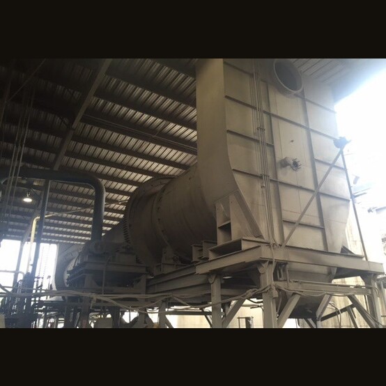 9' x 60' Vulcan, Carbon Steel horizontal rotary drum dryer, 650&deg;F, refurbished 2010 - Image 5