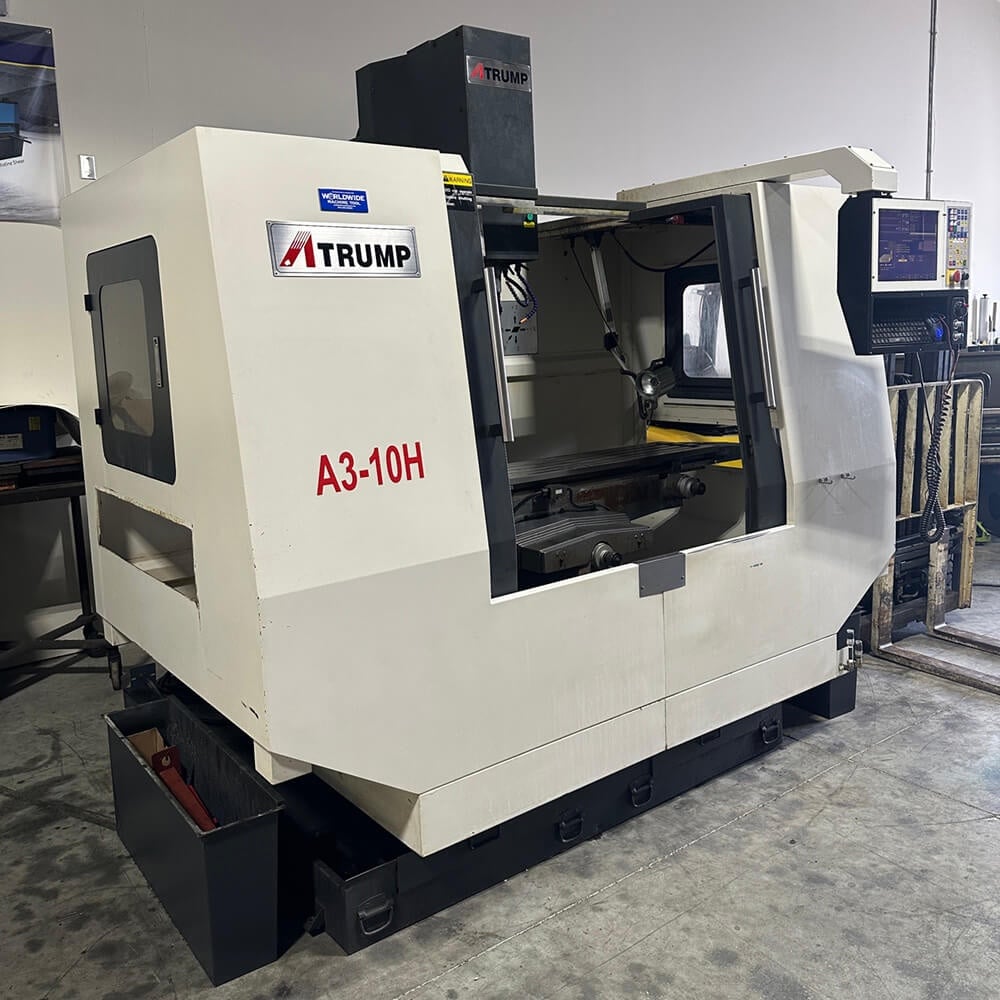 Atrump #A3-10H, vertical machining center, Centroid Conversational Control, 39.9" X, 19.9" Y, 19.9" Z, 8000 - Image 1