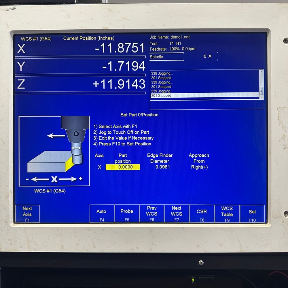 Atrump #A3-10H, vertical machining center, Centroid Conversational Control, 39.9" X, 19.9" Y, 19.9" Z, 8000 - Image 3