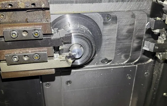 Tsugami #SS20, CNC Swiss Type Lathe, 7-Axis, 10000 RPM, 5 HP, Fanuc 31i-A Control, LNS Bar Feeder, 2008 - Image 2