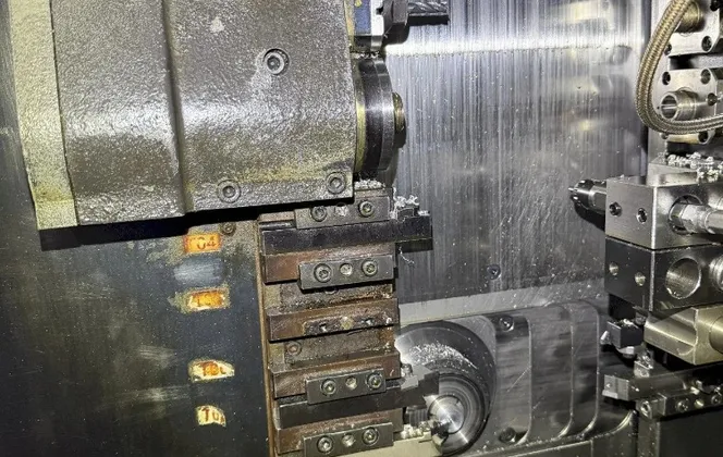 Tsugami #SS20, CNC Swiss Type Lathe, 7-Axis, 10000 RPM, 5 HP, Fanuc 31i-A Control, LNS Bar Feeder, 2008 - Image 7
