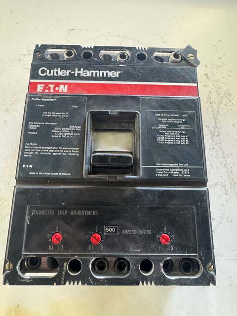 Cutler-Hammer Molded Case Circuit Breaker LS500 - Image 1