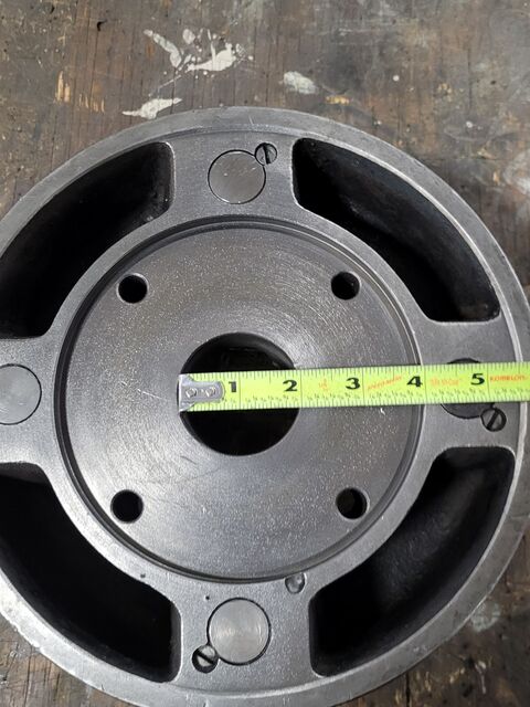 10" Pratt & Whitney, 4-jaw chuck, Flat Back - Image 9