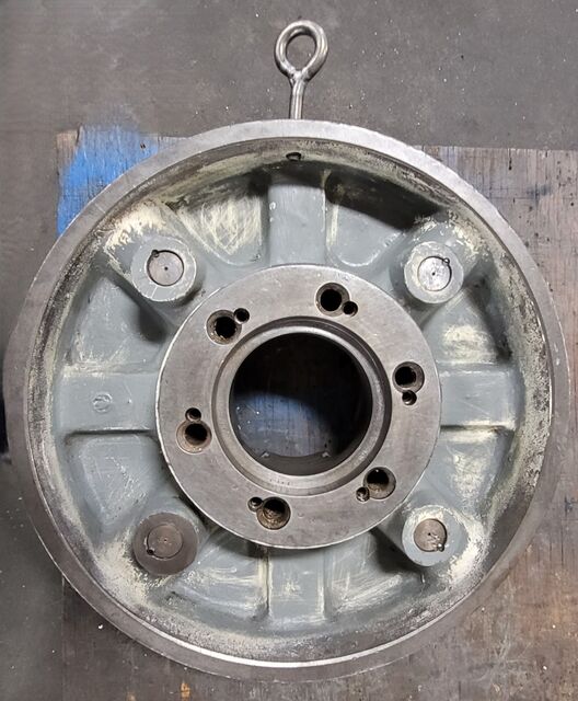 17-1/2" Bison, 4-jaws chuck lathe, D1-8 Camlock - Image 4