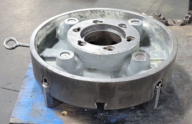 17-1/2" Bison, 4-jaws chuck lathe, D1-8 Camlock - Image 5