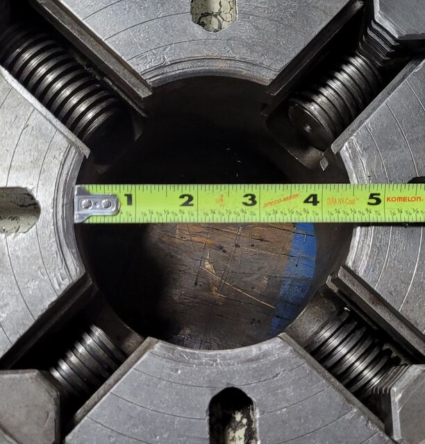 17-1/2" Bison, 4-jaws chuck lathe, D1-8 Camlock - Image 7