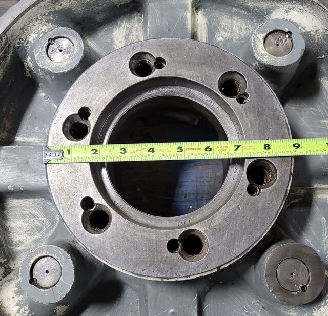17-1/2" Bison, 4-jaws chuck lathe, D1-8 Camlock - Image 8