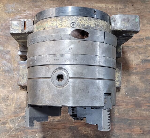 8" Bison Super Spacer #2184, 3-jaw chuck, 2.25" hole - Image 2