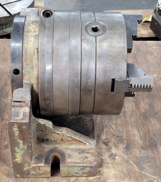8" Bison Super Spacer #2184, 3-jaw chuck, 2.25" hole - Image 3