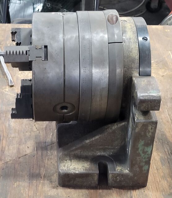 8" Bison Super Spacer #2184, 3-jaw chuck, 2.25" hole - Image 4