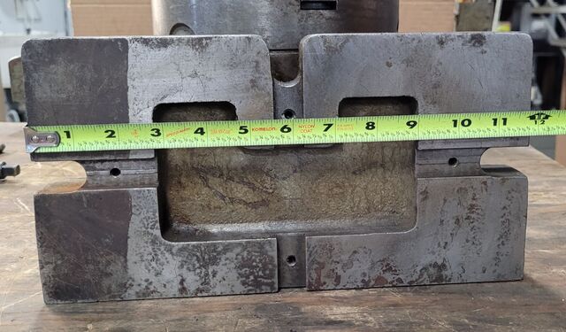 8" Bison Super Spacer #2184, 3-jaw chuck, 2.25" hole - Image 10