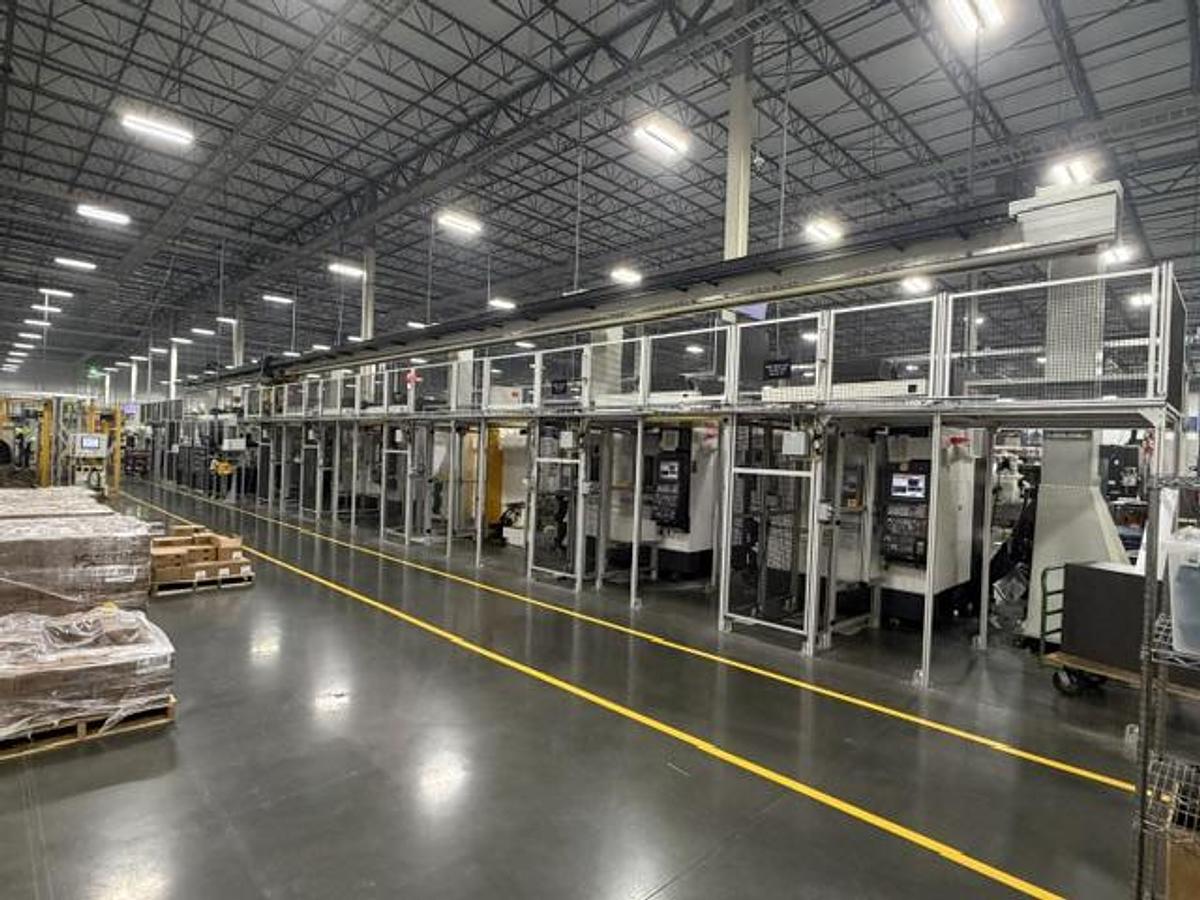 Gudel, TMO-3-C-V2, gantry system for under mount Fanuc M-710iC Series robot, 108' travel, 2023 - Image 1