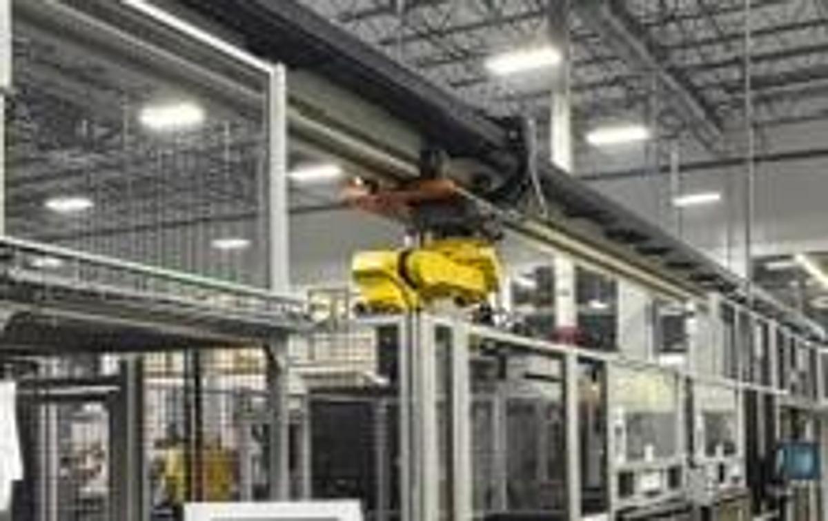 Gudel, TMO-3-C-V2, gantry system for under mount Fanuc M-710iC Series robot, 108' travel, 2023 - Image 3