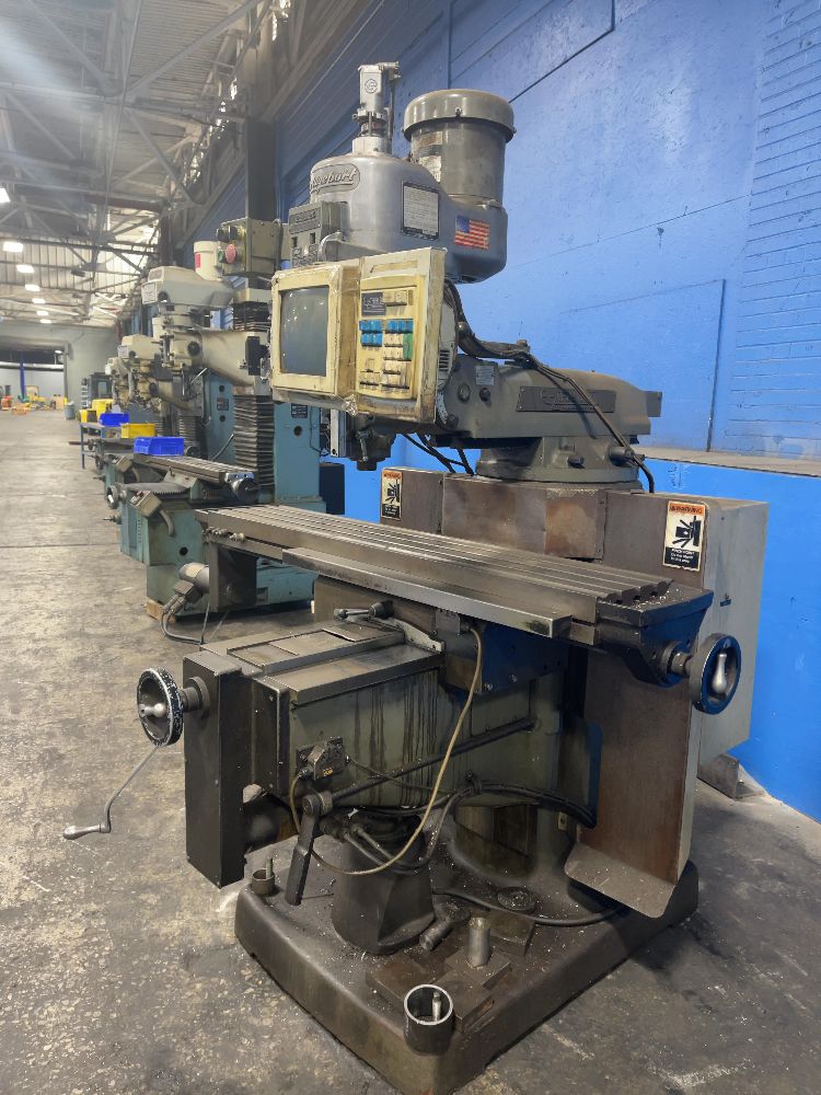 Bridgeport CNC Vertical Mill, 58" x11" Table, Trax DX Controls, 240 V., 3 Ph. - Image 5