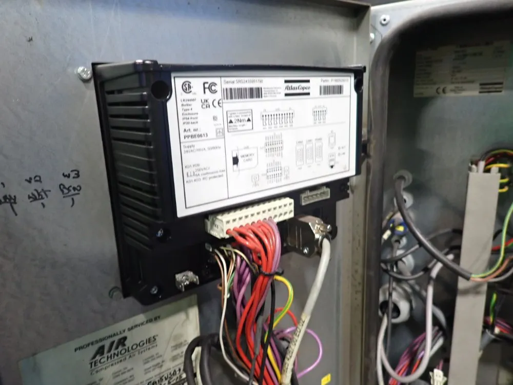 20 HP, Atlas Copco #GA15VSD+, Rotary Screw Air Compressor, 185 PSI, 460 V., 2013 - Image 8