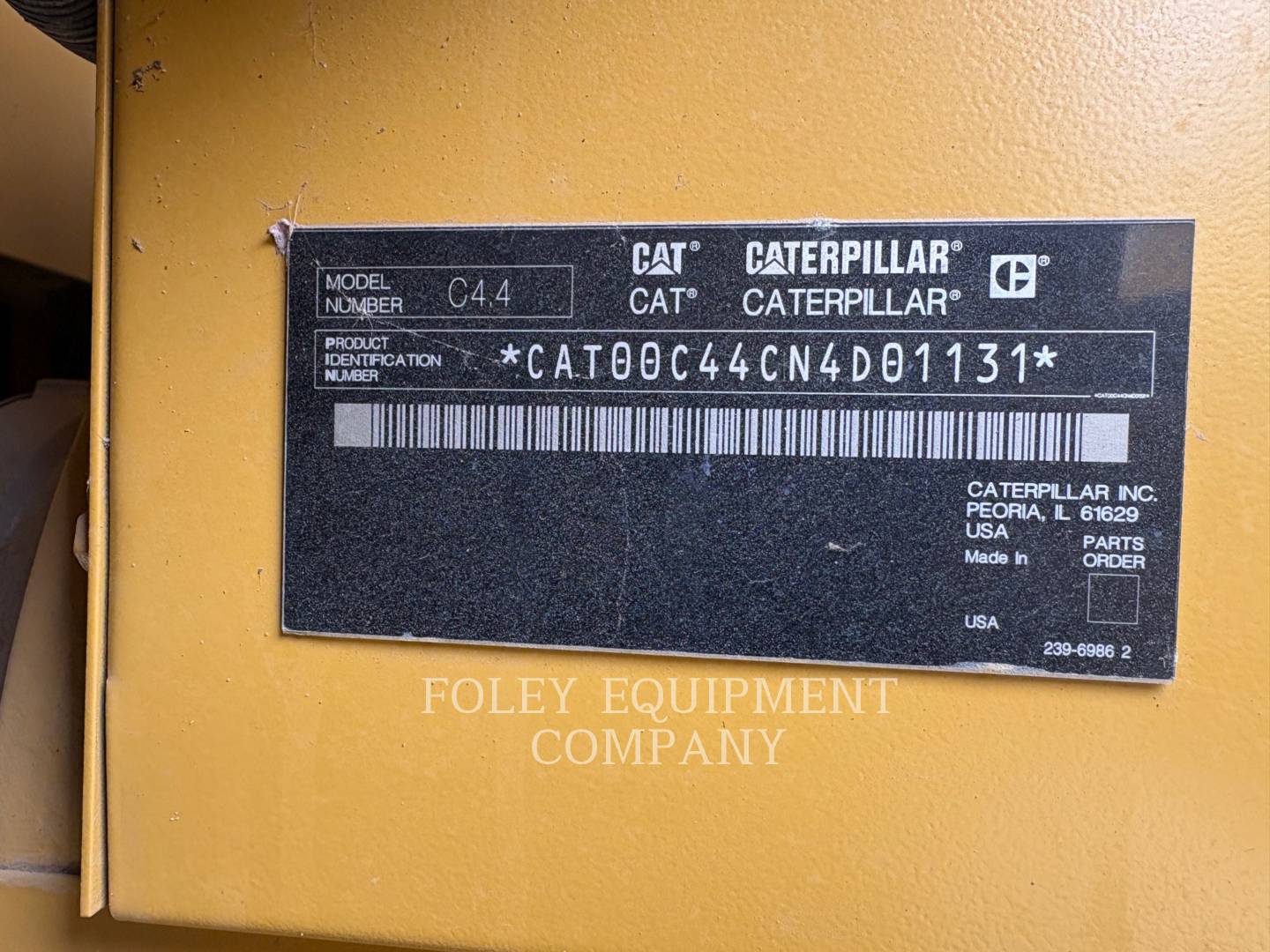 60 KW Caterpillar #D60, diesel generator set, 480 Volts, C4.4 engine, enclosure w/ base fuel tank, 2008 - Image 5