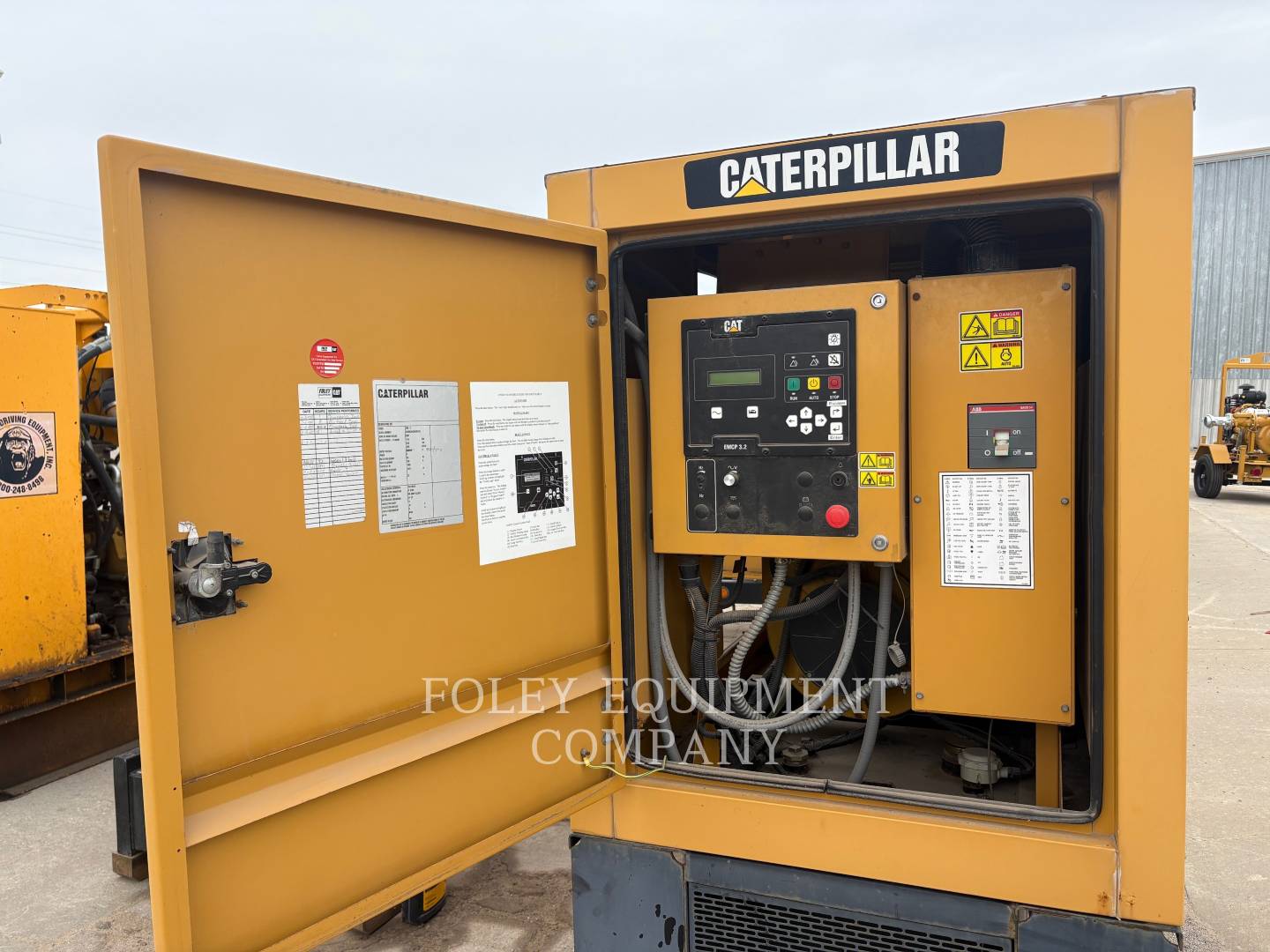 60 KW Caterpillar #D60, diesel generator set, 480 Volts, C4.4 engine, enclosure w/ base fuel tank, 2008 - Image 8