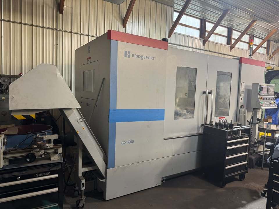 Bridgeport #GX1600, 3-Axis Vertical Machining Center, 63" X, 27.5" Y, 25" Z, 35 HP, 10,000 RPM, 30 automatic - Image 1