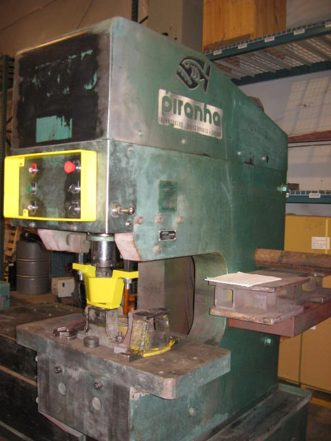 Piranha #SEPP-140, single end punch press, 140 ton, 1-3/8" thru 1-1/4" punch capacity, 20.5" throat, joystick - Image 3