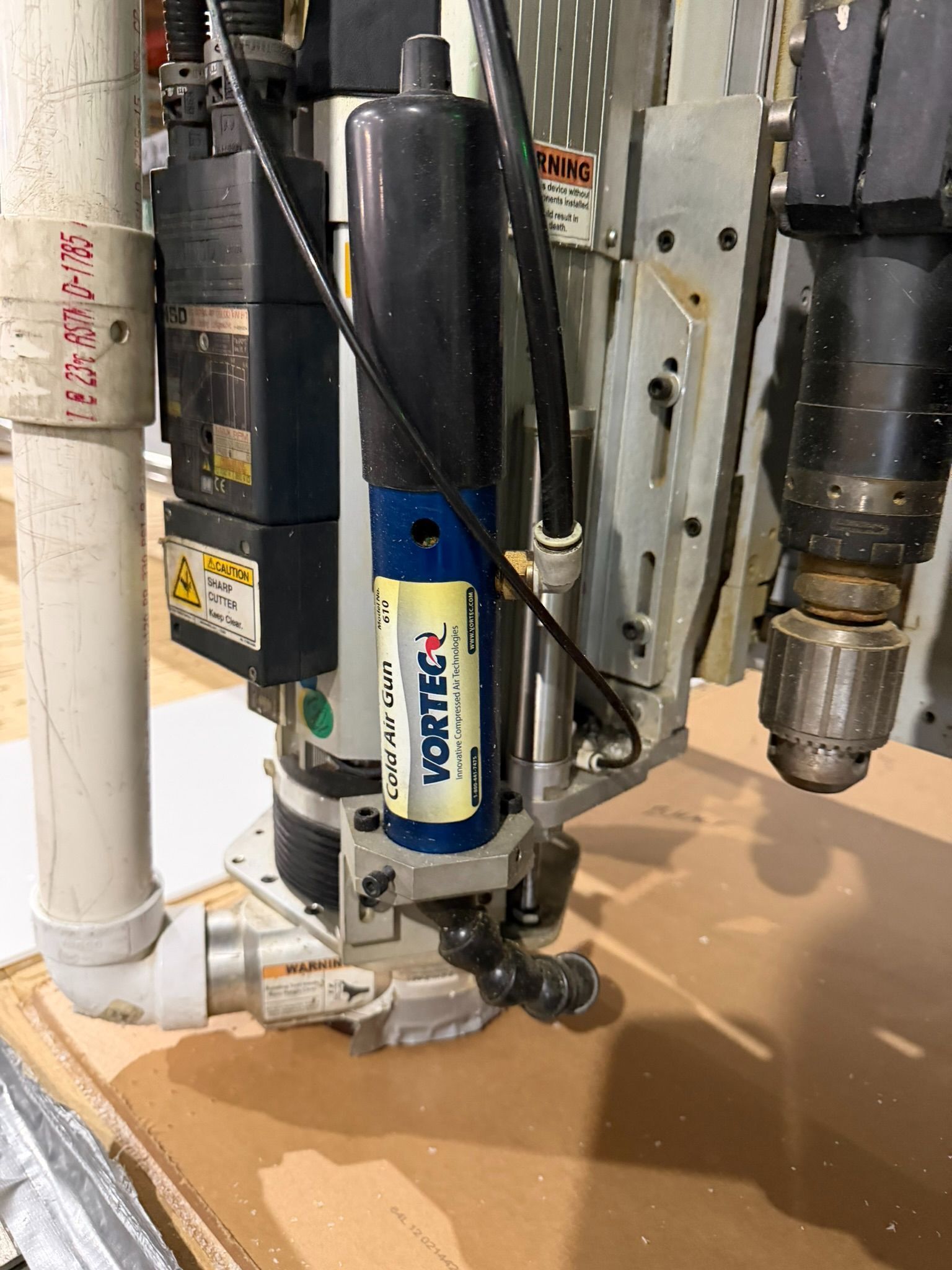 AXYZ #Pacer-8010, CNC Router, 10' x 8' table, 10.8 HP, 24,000 RPM, 21 ATC, Delta dust collector, AXYZ A2MC - Image 7