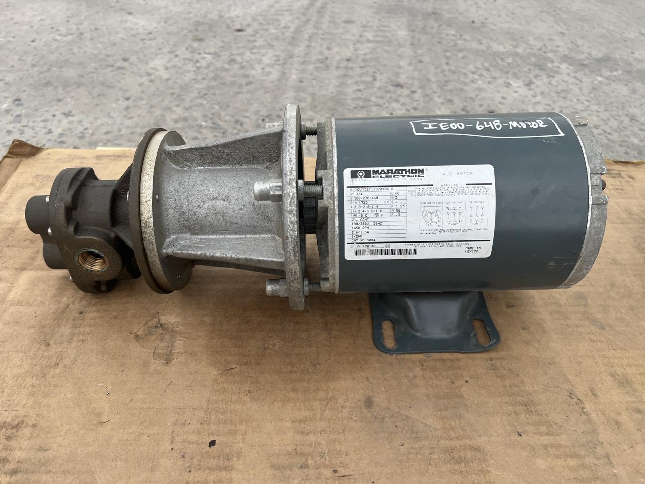 Fuel Transfer Pump, 3/4 HP Marathon Electric motor, 208-460 Volts, 3PH, (2 available) - Image 1