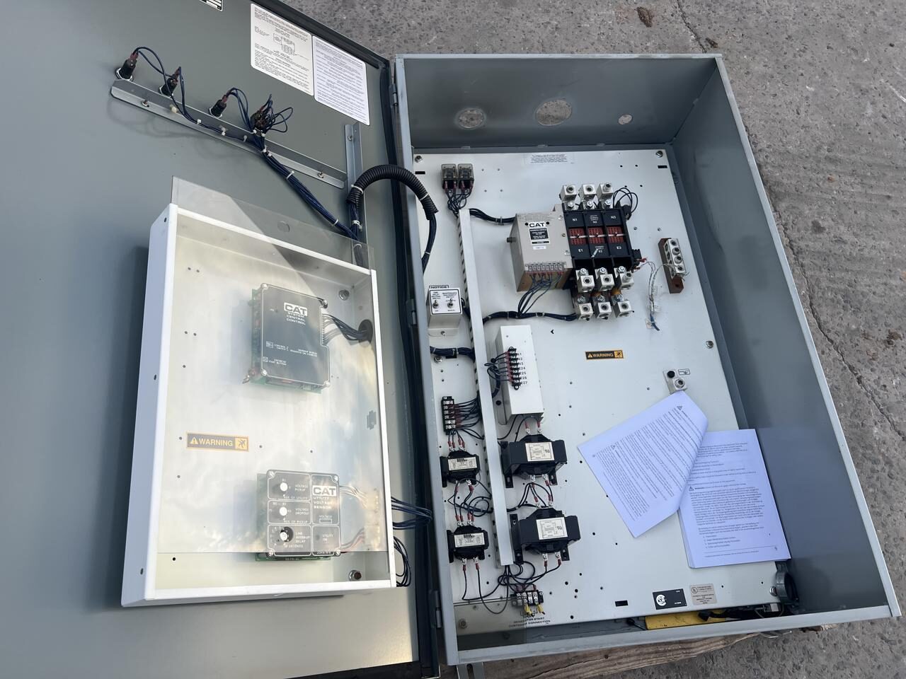 200 Amp. Caterpillar/Generac, Transfer Switch, 480 Volts, 3-wire, NEMA 3 enclosure, 3PH, 1995 - Image 6